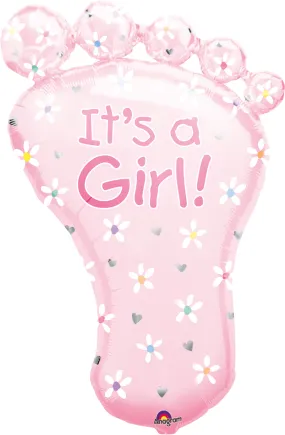 Baby Balloons Foil Girl