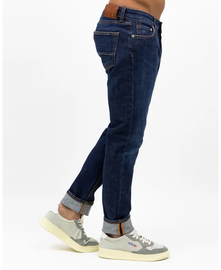 Le Chambre Des Reves - Pantalone Jeans Blu Uomo