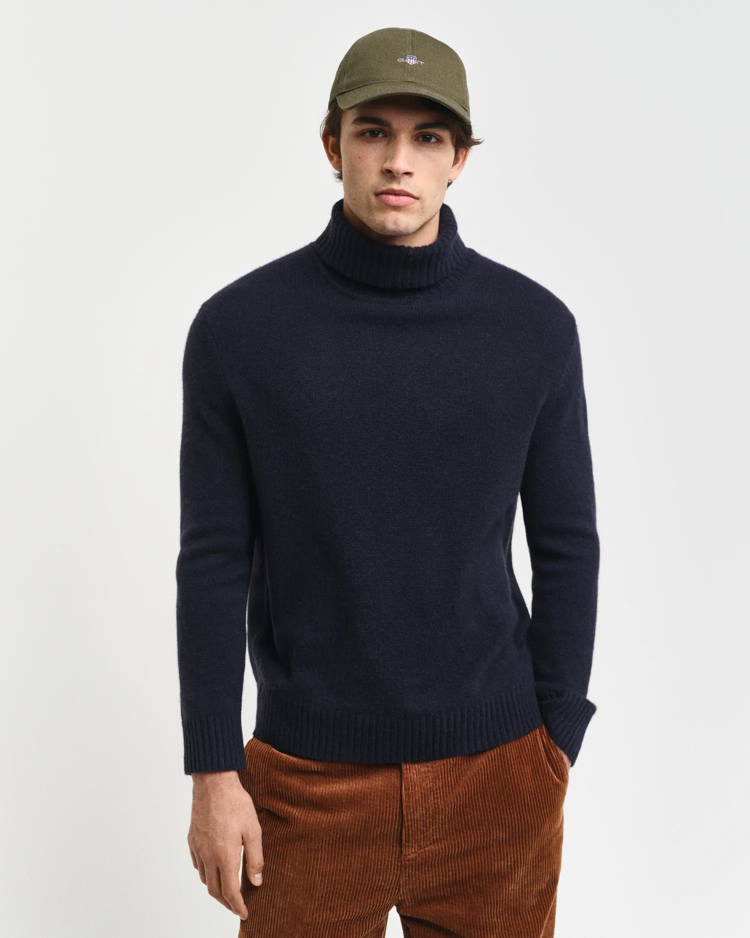 Maglia a collo alto in cashmere    