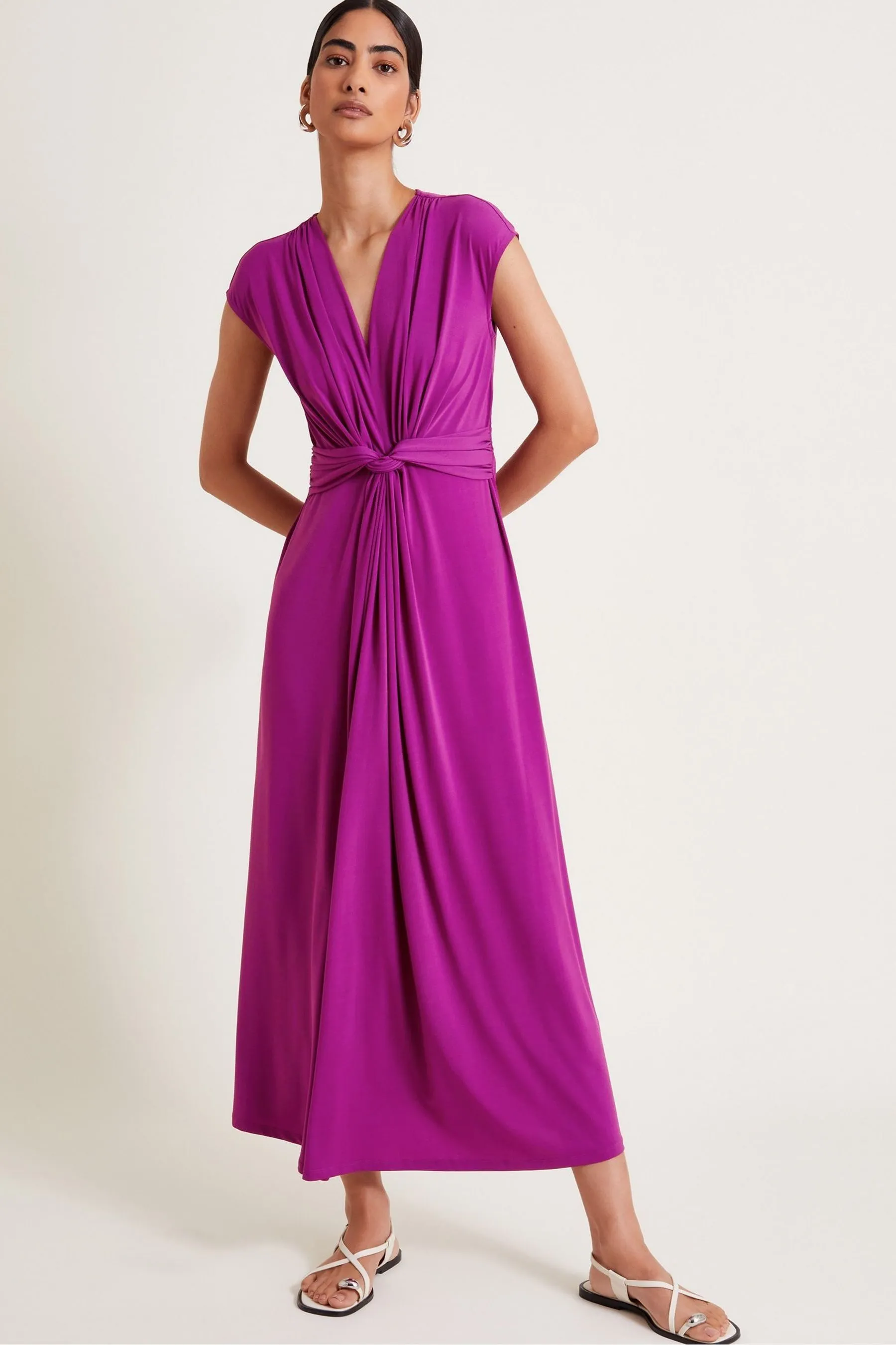 Monsoon - Jaya - Abito maxi in jersey    