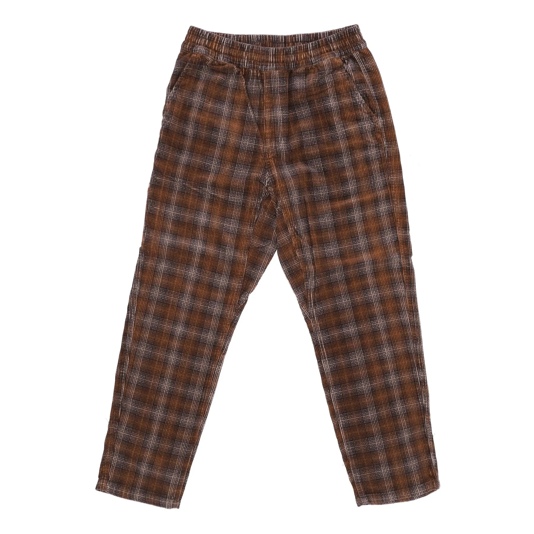 Pantalone Lungo Uomo Flint Pant Wiley Check/hamilton Brown Rinsed