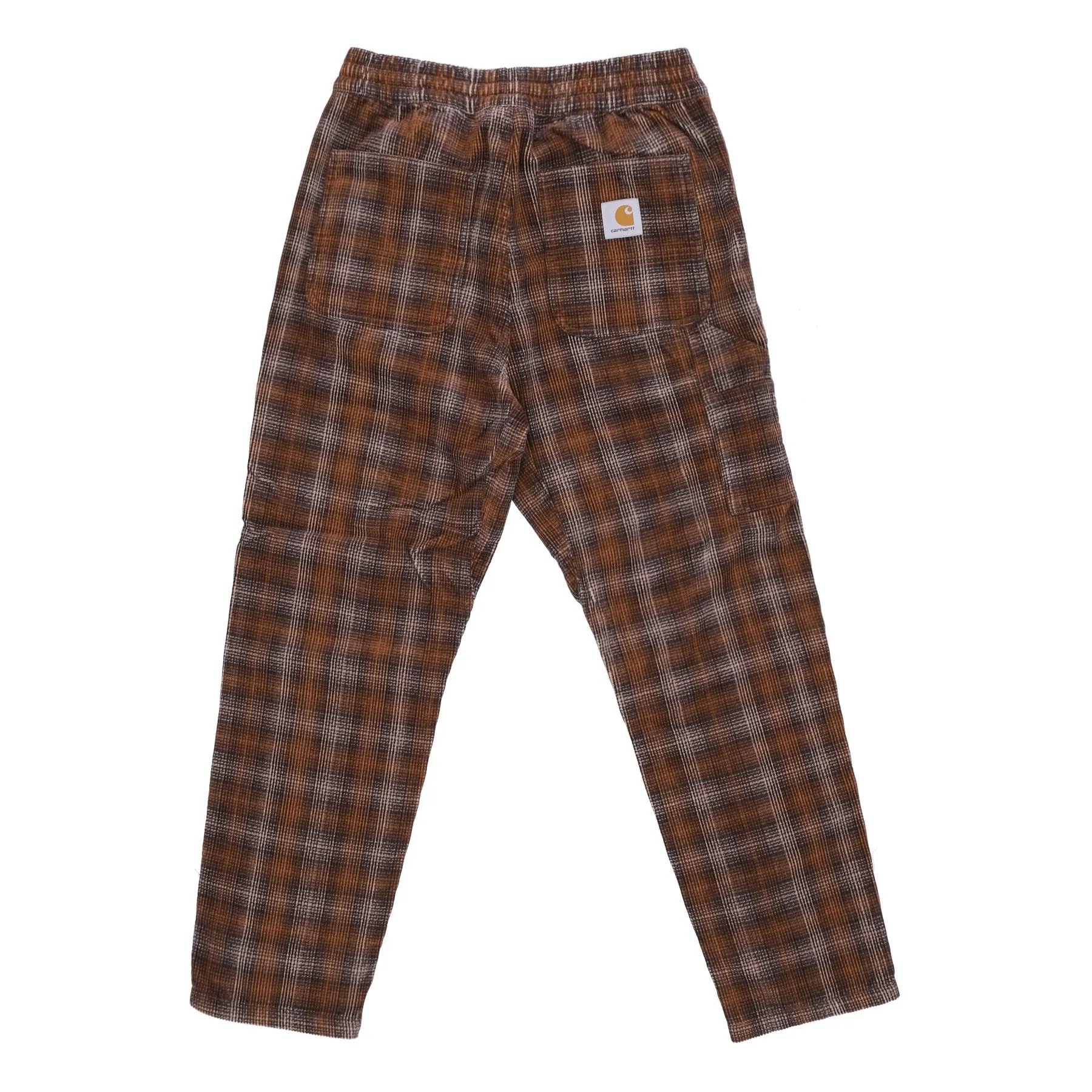 Pantalone Lungo Uomo Flint Pant Wiley Check/hamilton Brown Rinsed
