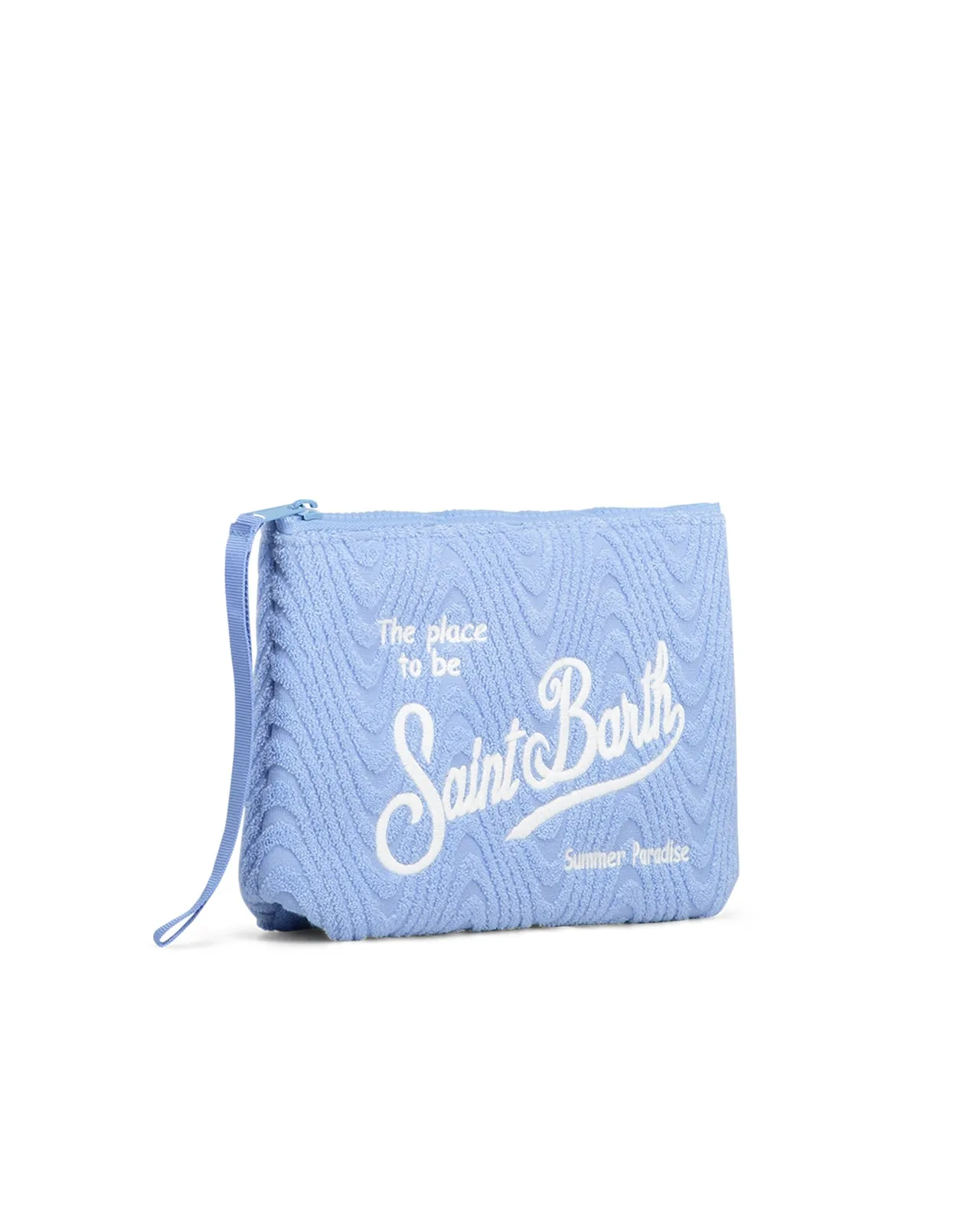Pochette Aline Sponge azzurra
