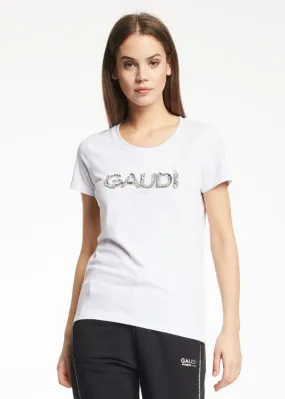 T-shirt con collo a giro