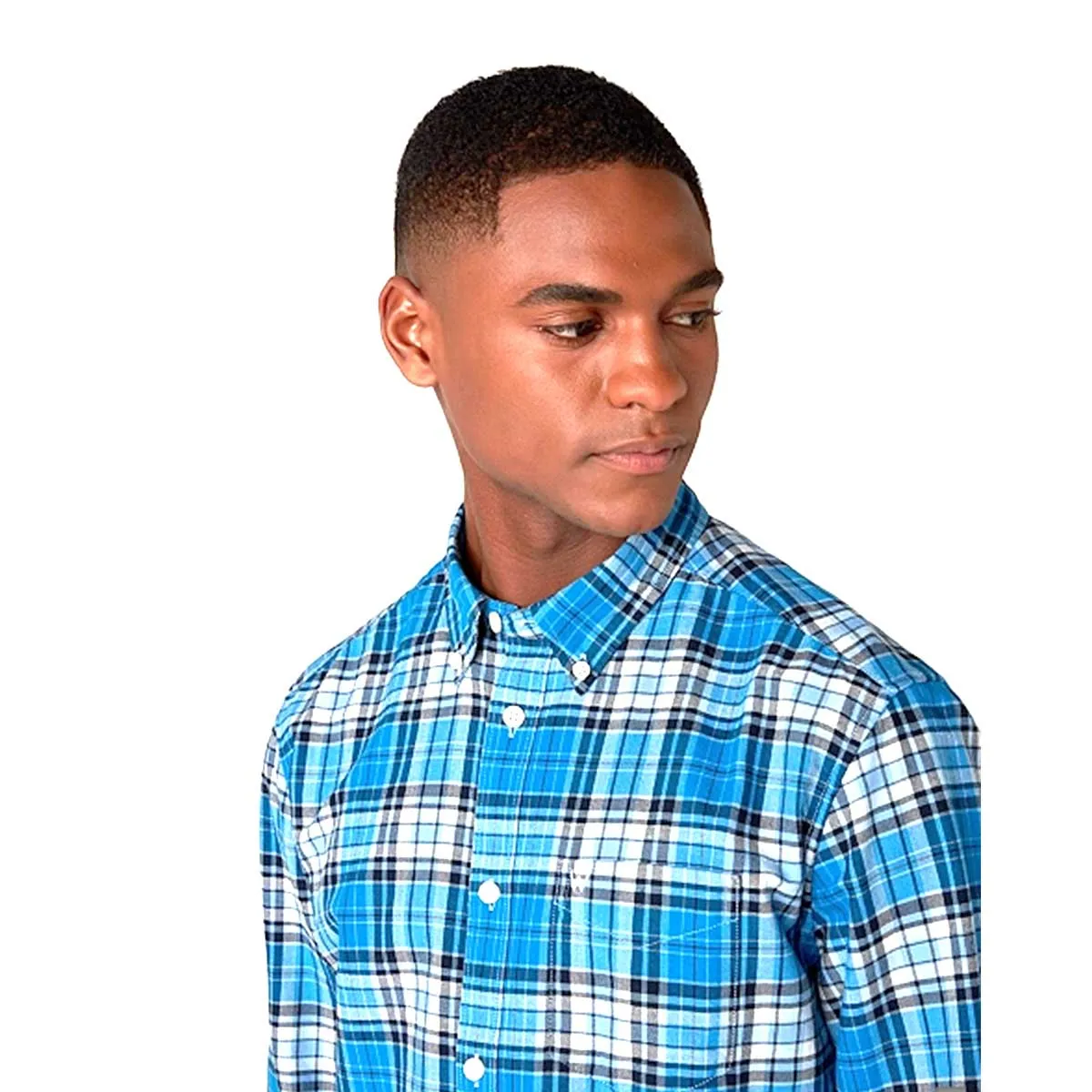 Wrangler camicia manica lunga uomo blu parisian
